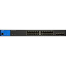 Conmutador Ethernet Linksys 24 Puertos Gestionable - Conforme con normas TAA - 3 Capa compatible - Modular - 410W Rendimiento Po