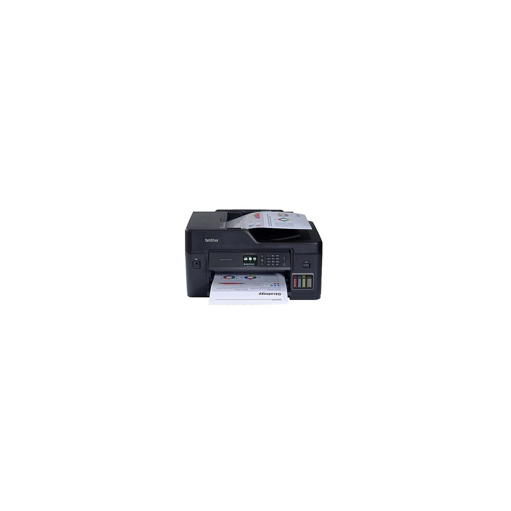 Impresora de inyección de tinta multifunción Brother MFC-T4500DW Inalámbrico - Color - Copiadora/Fax/Impresora/Escáner - 35 ppm 