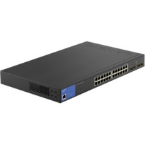 LINKSYS LGS328PC 24X GBE POE + LAN 4X SFP PUERTO L3 CONMUTADOR POE + ADMINISTRABLE