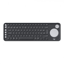 Teclado Logitech K600 - Inalámbrico Conectividad - USB Interfaz - Almohadilla táctil (TouchPad), D-pad - Español - Negro - Bluet