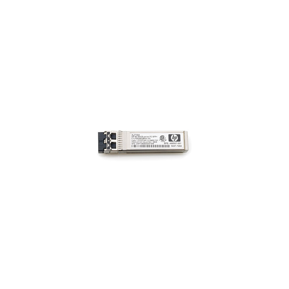 Aruba SFP+ Aruba - Para Redes de datos, Redes Ópticas - Fibra Óptica - Multi-modo - Ethernet de 10 gigabits - 10GBase-SR - Módul