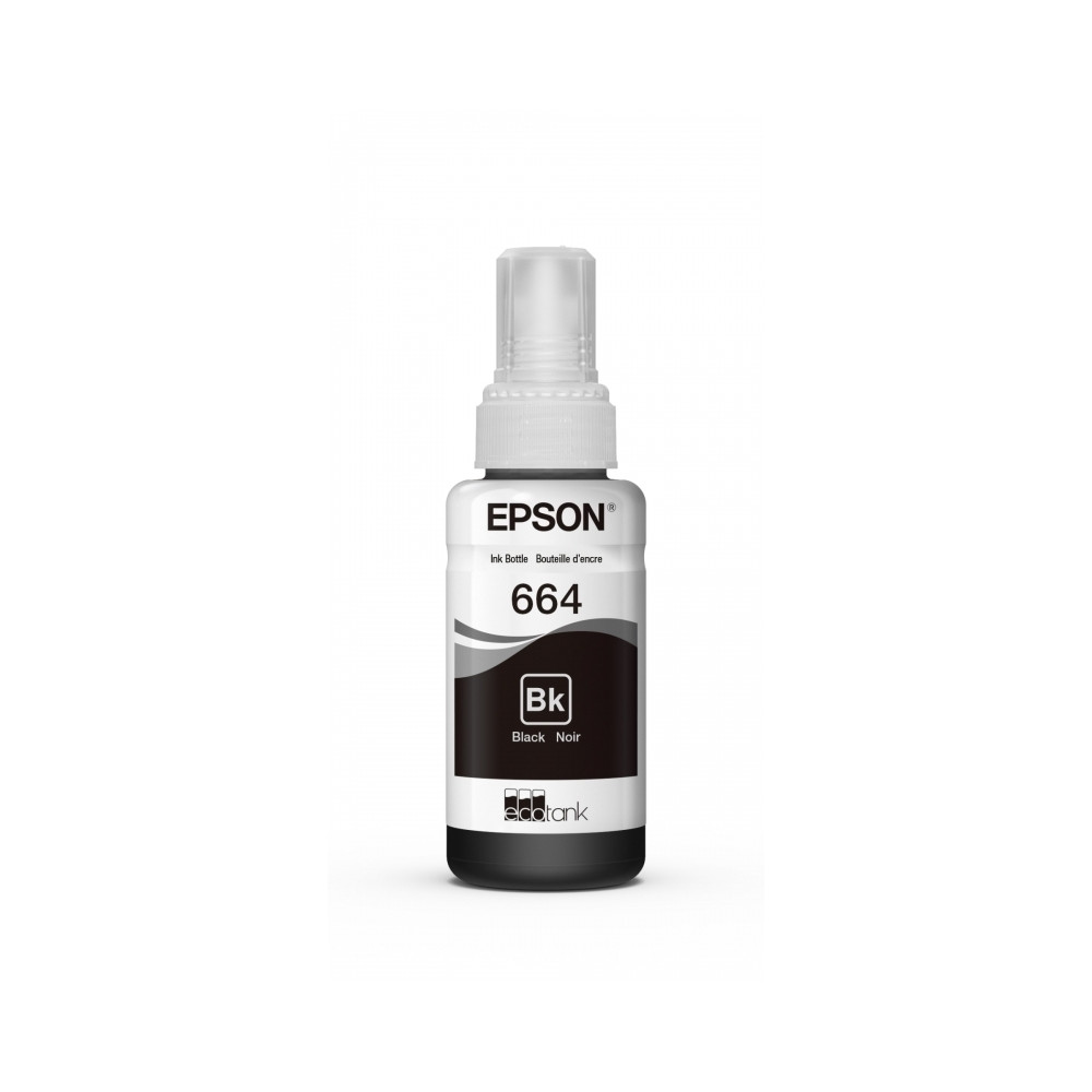 Kit de Relleno de Tinta Epson T664 - Negro - Inyección de tinta - 70 mL