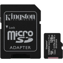 microSDXC Kingston Canvas Select Plus SDCS2 - 128GB - Class 10/UHS-I (U1) - 1 Paquete(s) - 100MB/s Leer