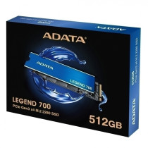 Unidad de estado sólido Adata LEGEND 700 ALEG-700-512GCS - M.2 2280 Interno - 512TB - PCI Express NVMe (PCI Express NVMe 3.0 x4)