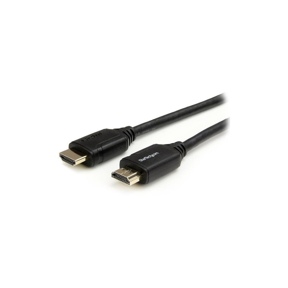 StarTech.com Cable 3m HDMI 2.0 Certificado Premium - Ethernet de Alta Velocidad Ultra HD 4K 60Hz - HDR10, ARC - Cable de Video U