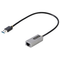 StarTech.com Adaptador USB 3.0 a Ethernet Gigabit de 10/100/1000 - Adaptador USB a RJ45 - Adaptador Externo LAN - sin Controlado