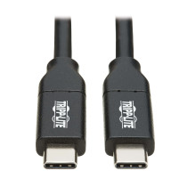 Cable de transferencia de datos Tripp Lite U040-C1M-C-5A - 1m USB - para Cargador portátil, MacBook Pro, Cargador, Dispositivo m