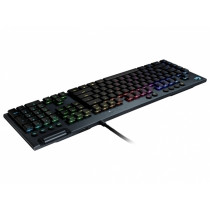 Logitech G815 Teclado gaming - Cable Conectividad - USB Interfaz - English - Negro - Mecánico Llave de contacto Control de Volum