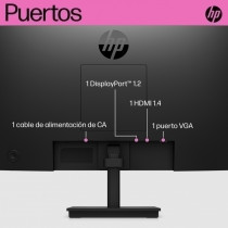 Hp Monitor LCD HP P22h G5 22" Class Full HD - 16:9 - Negro - 54.6cm (21.5") Viewable - Tecnología conmutación en el mismo plano 