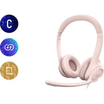 H390 USB Computer Headset- Rose AMR