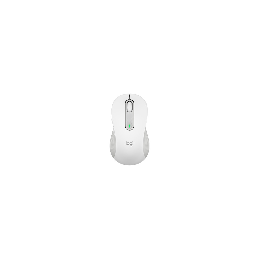 Mouse Logitech Signature M650 - Bluetooth - USB - Óptico - 5 Botón(es) - 5 Programmable Button(s) - Blanco crudo - Inalámbrico -