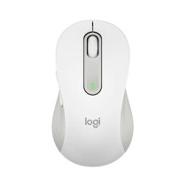 Mouse Logitech Signature M650 - Bluetooth - USB - Óptico - 5 Botón(es) - 5 Programmable Button(s) - Blanco crudo - Inalámbrico -