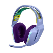 Auriculares de gaming Logitech G733 Inalámbrico Sobre la cabeza Estéreo - Lila - Binaural - Circumaural - 2000cm - 5Kilo Ohm - 2