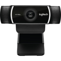 Cámara Web Logitech C922 - 2Megapíxel - 60fps - USB 2.0 - 1920 x 1080 Vídeo - Auto-foco - Micrófono - Computador, Smartphone