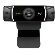 Cámara Web Logitech C922 - 2Megapíxel - 60fps - USB 2.0 - 1920 x 1080 Vídeo - Auto-foco - Micrófono - Computador, Smartphone