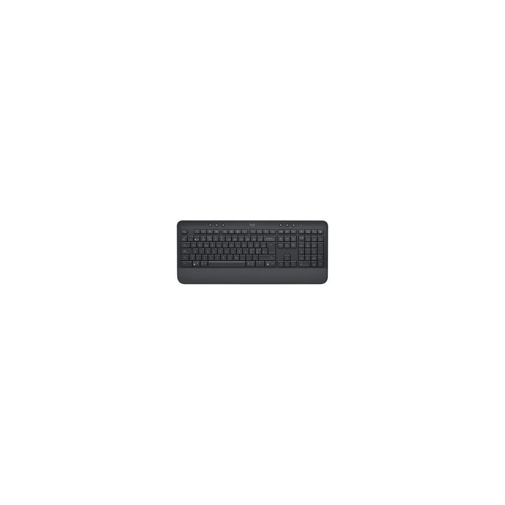 Teclado Logitech Signature K650 - Inalámbrico Conectividad - English - Grafito - Bluetooth/RF - 5.1 - 10m Captura de pantalla, S