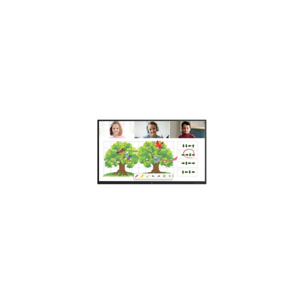 Monitor Touch 75" / UHD LED Touch IWB 20 point, brillo 350cd/m2, Panel IPS, Operaci�n 16/7 Android Slot-On� / Easinote