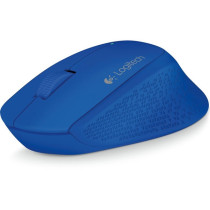 Mouse Logitech M280 - Radiofrecuencia - USB - Óptico - 3 Botón(es) - Azul - Inalámbrico - 1000 dpi - Rueda de desplazamiento