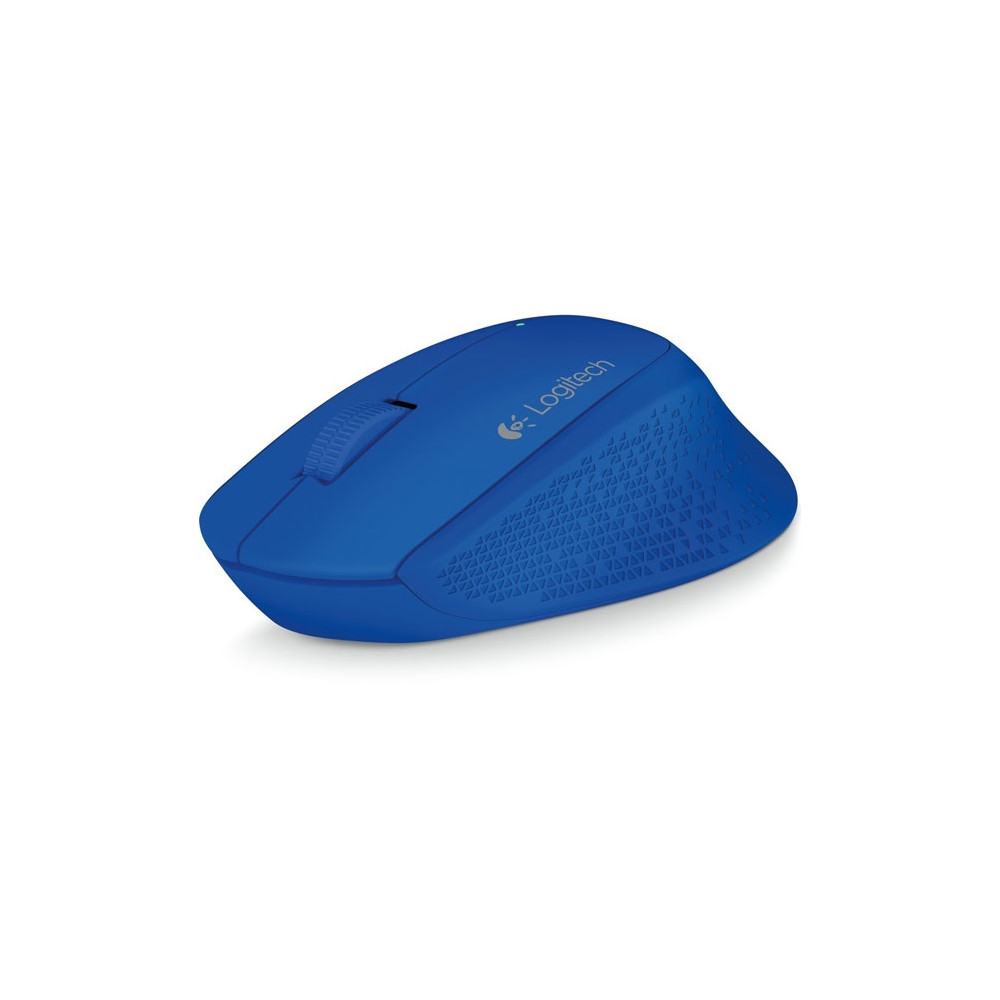 Mouse Logitech M280 - Radiofrecuencia - USB - Óptico - 3 Botón(es) - Azul - Inalámbrico - 1000 dpi - Rueda de desplazamiento