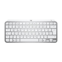 Teclado Logitech MX Keys Mini - Inalámbrico Conectividad - Español - Gris - MX Llave de contacto - Bluetooth/RF - 5 - 10m - Mac,