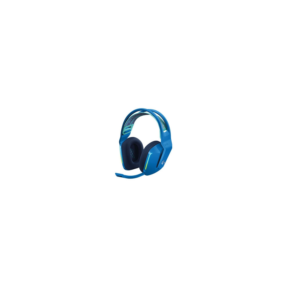 Auriculares de gaming Logitech G733 Inalámbrico Sobre la cabeza Estéreo - Azul - Binaural - Circumaural - 2000cm - 5Kilo Ohm - 2