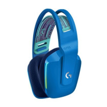 Auriculares de gaming Logitech G733 Inalámbrico Sobre la cabeza Estéreo - Azul - Binaural - Circumaural - 2000cm - 5Kilo Ohm - 2