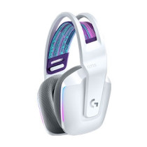 Auriculares de gaming Logitech G733 Inalámbrico Sobre la cabeza Estéreo - Blanco - Binaural - Circumaural - 2000cm - 5Kilo Ohm -