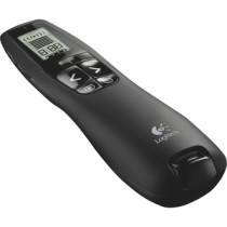 Control remoto del dispositivo Logitech R800 Inalámbrico - LCD - 30.48m Operating Distance - BatteryNegro - 1 Paquete(s)