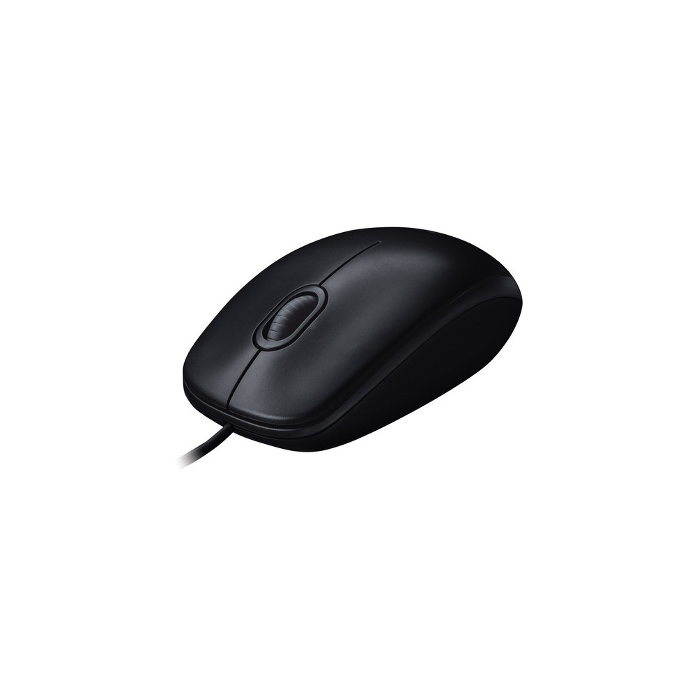 Mouse Logitech M100 - USB - Óptico - 3 Botón(es) - Negro - 1 Paquete(s) - Cable - 1000 dpi - Rueda de desplazamiento - Simétrico