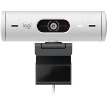 Cámara Web Logitech BRIO - 4Megapíxel - 60fps - Blanco - USB Tipo C - 1920 x 1080 Vídeo - Auto-foco - 90° Ángulo - 4x Zoom Digit