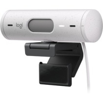 Cámara Web Logitech BRIO - 4Megapíxel - 60fps - Blanco - USB Tipo C - 1920 x 1080 Vídeo - Auto-foco - 90° Ángulo - 4x Zoom Digit