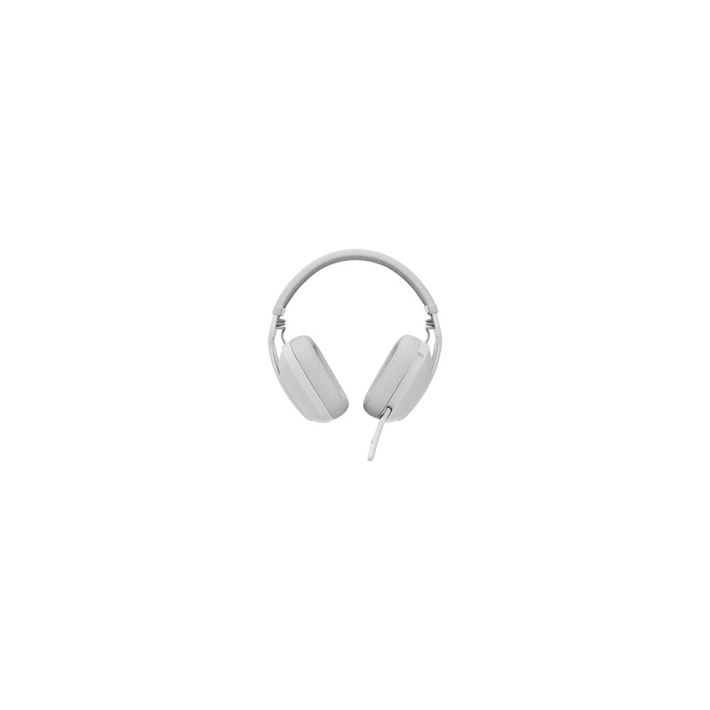 Auriculares Logitech Zone Vibe 100 Inalámbrico Sobre la oreja Estéreo - Blanco crudo - Binaural - Cerrado - 3000cm - Bluetooth -