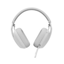 Auriculares Logitech Zone Vibe 100 Inalámbrico Sobre la oreja Estéreo - Blanco crudo - Binaural - Cerrado - 3000cm - Bluetooth -