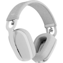 Auriculares Logitech Zone Vibe 100 Inalámbrico Sobre la oreja Estéreo - Blanco crudo - Binaural - Cerrado - 3000cm - Bluetooth -