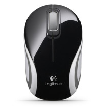 Mouse Logitech M187 - Radiofrecuencia - USB - Óptico - 3 Botón(es) - Negro - Inalámbrico - 2.40GHz - 1000 dpi - Rueda de desplaz