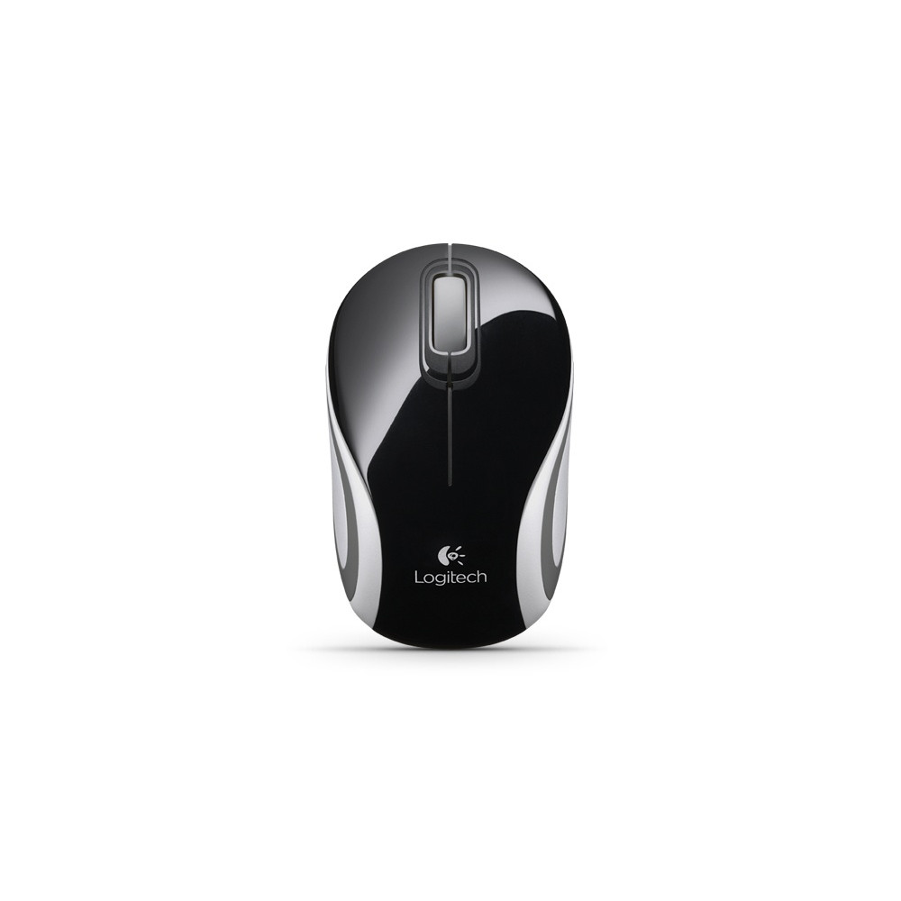 Mouse Logitech M187 - Radiofrecuencia - USB - Óptico - 3 Botón(es) - Negro - Inalámbrico - 2.40GHz - 1000 dpi - Rueda de desplaz