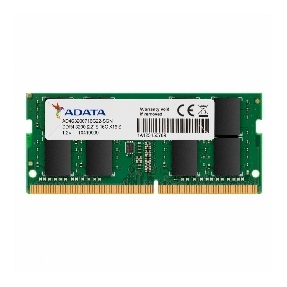 Módulo RAM Adata Premier AD4S32008G22-SGN para Portátil - 8GB (1 x 8GB) - DDR4-3200/PC4-25600 DDR4 SDRAM - 3200MHz - 1.20V - 260