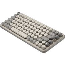 Teclado Logitech POP Keys - Inalámbrico Conectividad - English - Niebla - Mecánico Llave de contacto - Bluetooth - 5.1 - 10m - 5