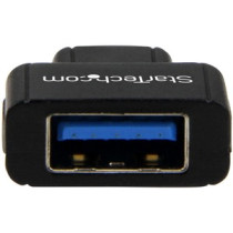 Adaptador para Transferencia de Datos StarTech.com - 1 Paquete(s) - 1 x 9-pin Type A USB 3.0 USB Female - Níquel Conector - Negr