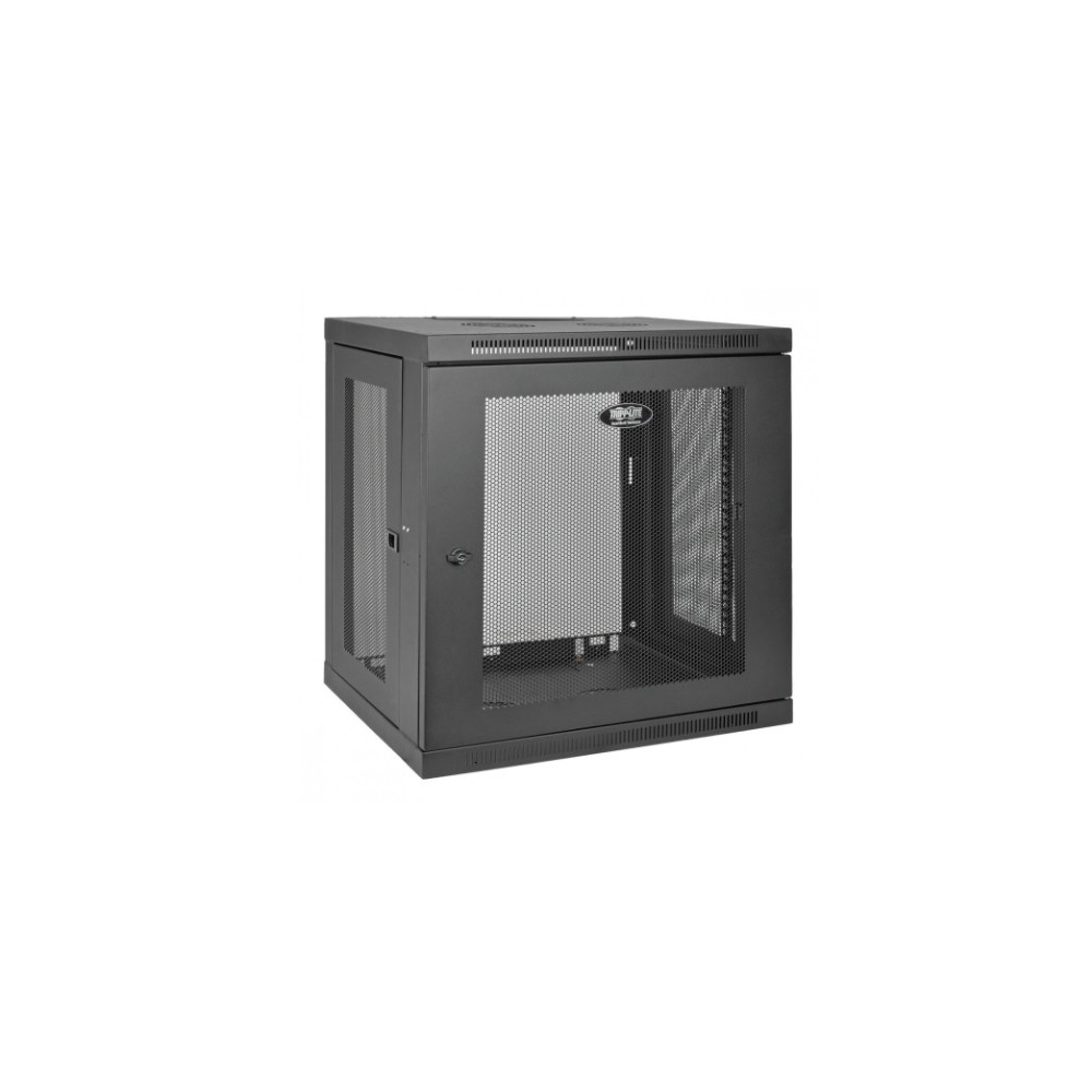 Armario de bastidor Tripp Lite SmartRack SRW12U 12U Montaje en pared - 482.60mm Ancho del rack - Negro - 90.72kg Capacidad máxim