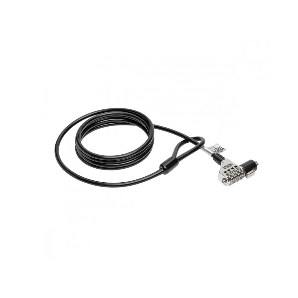 Cable de Bloqueo Tripp Lite SEC6C Para Portátil, Base de conexión - 1.83m - Reiniciable - 4-dígitos - Cerradura de combinación -