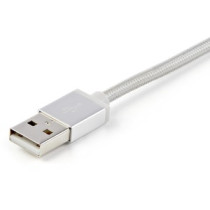 Cable de transferencia de datos StarTech.com - 1.01m Lightning/USB - para iPod, iPad, iPhone, Teléfono, Tableta - 1 - Extremo Se