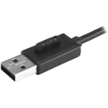 Concentrador USB StarTech.com - USB - Externo - Negro, Plata - Conforme con normas TAA - 4 Total USB Port(s) - 4 USB 2.0 Port(s)