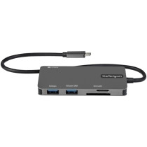 Base de conexión StarTech.com USB Tipo C para Notebook/Tableta/Monitor - 100W - Pórtatil - 1 Displays Supported - 4K - 3840 x 21