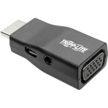 Adaptador A/V Tripp Lite P131-000-A - 1 x 15-pin HD-15 VGA Female, 1 x Mini-phone Audio Female, 1 x Type B Micro USB Female - 19