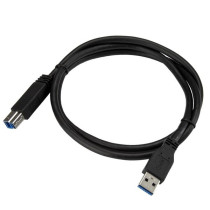 StarTech.com Cable USB de 2m para Impresora - USB A Macho a USB B Macho - Adaptador Negro - Extremo Secundario: 1 x 4-pin USB 2.