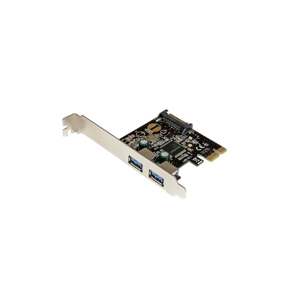 Adaptador USB StarTech.com - PCI Express x1 - Tarjeta enchufable - 2 Total USB Port(s) - 2 USB 3.0 Port(s)1 Puerto(s) SATA - PC