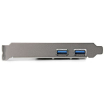 Adaptador USB StarTech.com - PCI Express x1 - Tarjeta enchufable - 2 Total USB Port(s) - 2 USB 3.0 Port(s)1 Puerto(s) SATA - PC