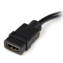 Cable de vídeo StarTech.com - 20.32cm DVI/HDMI - para Dispositivo de Vídeo, Portátil - 1 - Extremo Secundario: 1 x 25-pin DVI-D 