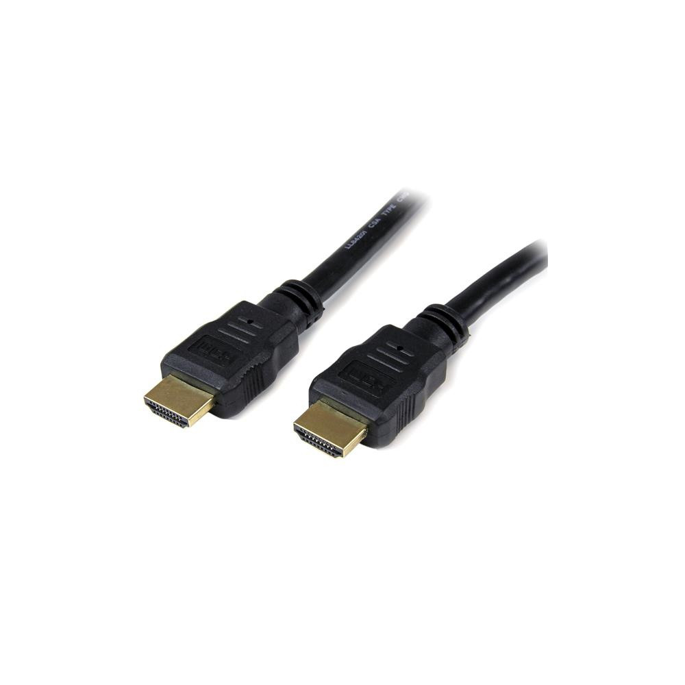 StarTech.com Cable HDMI de alta velocidad con Ethernet 2m -2x HDMI Macho - Ultra HD 4k x 2k - Negro - Extremo Secundario: 1 x 19